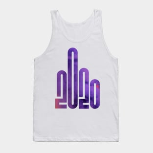 2020 Logo Aesthetic Middle Finger Humorous Science Teachers Tank Top